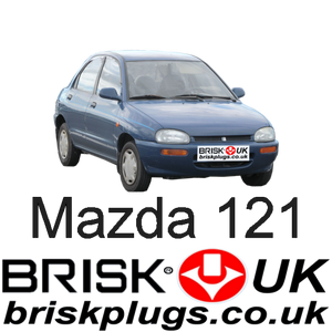 Mazda 121 DB Tuning Racing Brisk Spark Plugs NGK DENSO Replacement