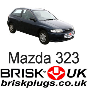 Mazda 323 BJ Protege Brisk Spark Plugs UK USA Asia Recommended Replacement