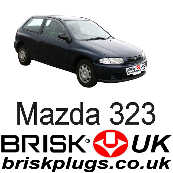 Mazda 323 1.3 1.5 1.6 1.8 2.0 97-04 Brisk Performance Spark Plugs