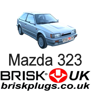 Mazda 323 BF Turbo 4x4 Brisk Spark Plugs Racing Performance replacement tuning