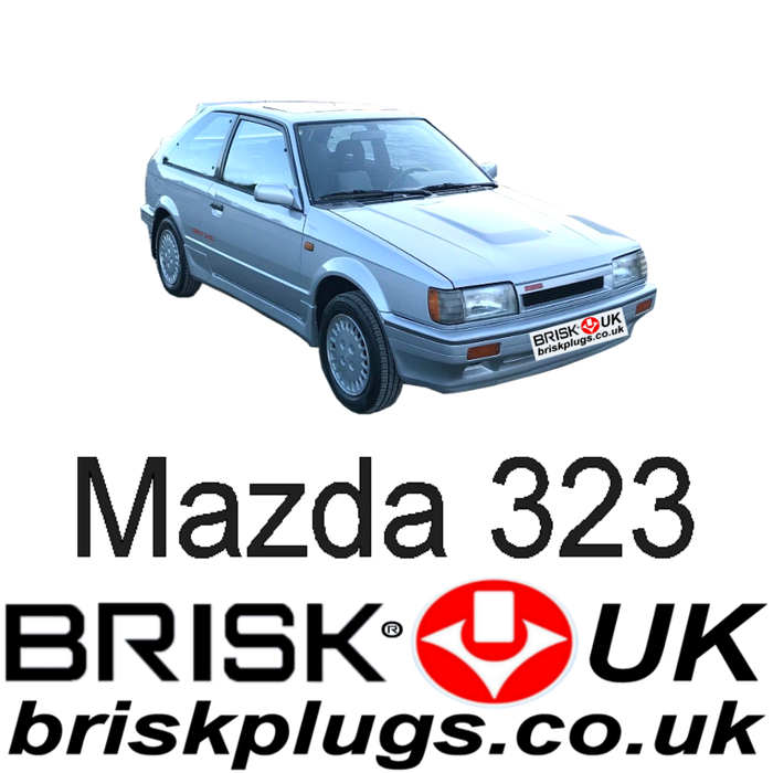 Mazda 323 1.1 1.3 1.4 1.5 1.6 Turbo 4x4 85-95 Brisk Performance Spark Plugs
