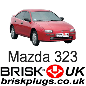 Mazda 323 f Lanti Astina Brisk Spark Plugs replacement tuning 