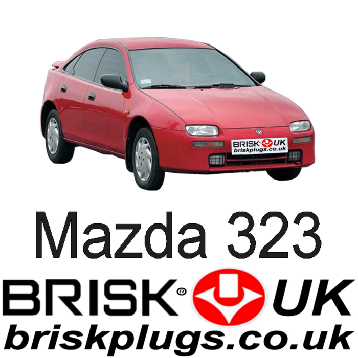 Mazda 323 1.3 1.5 1.6 1.8 2.0 94-98 Brisk Performance Spark Plugs