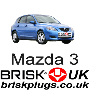 Mazda 3 MPS MZR Turbo 08-09 Brisk Racing Spark Plugs