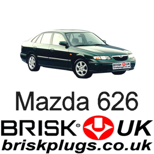 Mazda 626 GF Performance Brisk Spark Plugs replacement cross reference NGK Denso