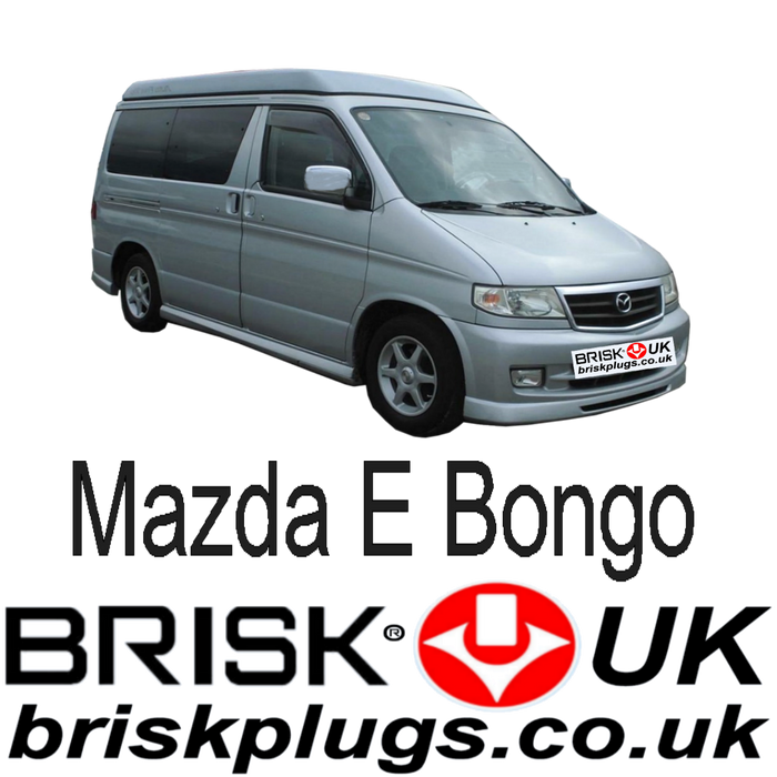 Mazda E Bongo 1.8 2.0 95-06 Brisk Spark Plugs Racing LPG CNG