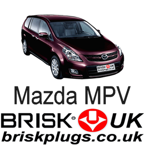 Mazda MPV Replacement Brisk Spark Plugs Racing Tuning LPG CNG LNG Replacement parts