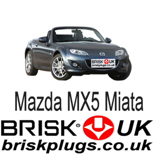 Mazda MX5 3 Miata performance upgrade Brisk Racing Spark Plugs tuning more power