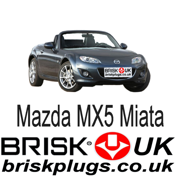 Mazda MX5 NC 1.8 2.0 05-15 Brisk Racing Spark Plugs