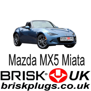 Mazda MX5 4 Miata 124 performance upgrade Brisk Racing Spark Plugs tuning more power