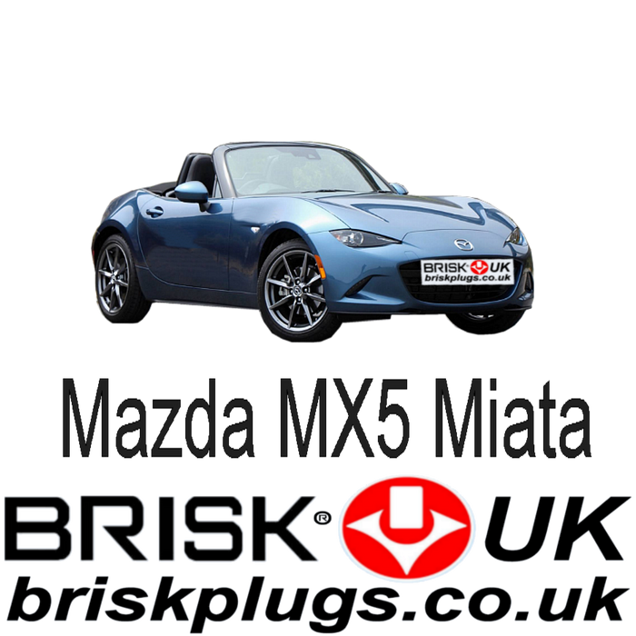 Mazda MX5 ND 1.5 2.0 SkyActiv 15-ON Brisk Racing Spark Plugs