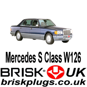 Mercedes SEL SE W 126 Brisk Spark Plugs Performance Tuning better spark ignition running problems fixed