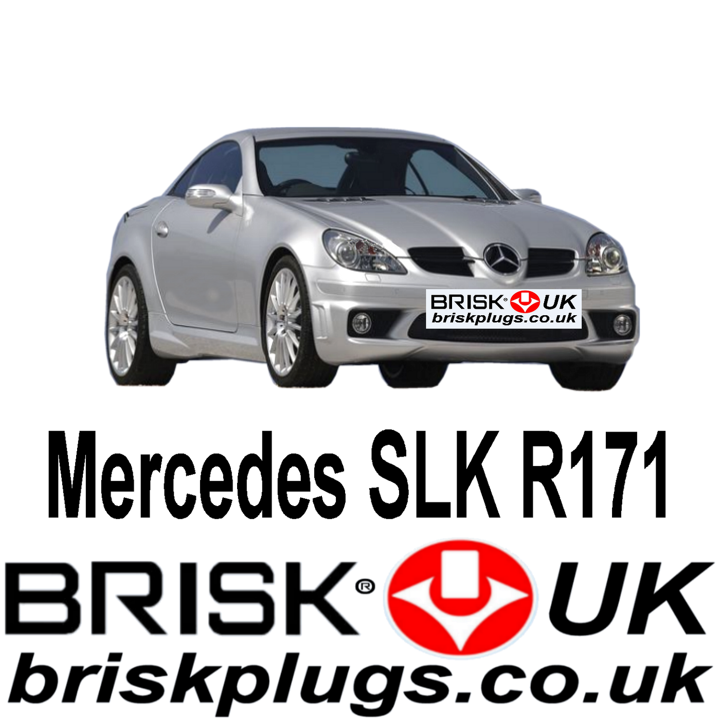 Mercedes SLK R171 1.8 5.4 AMG 55 04 11 Brisk Racing Spark Plugs