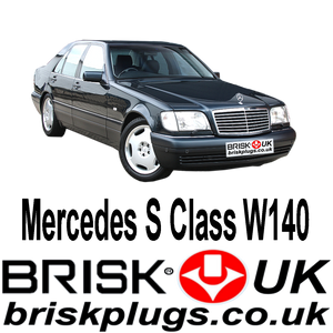 Mercedes S class W140 S500 S600 Brisk Spark Plugs Tuning Power Modification mapping lower emission NGK Bosch