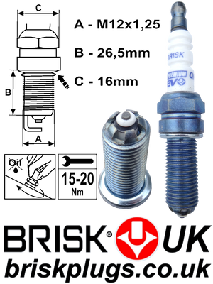 QR15BFXC Recommended Spark Plugs for Kia Cee'd Brisk Racing EVO UK