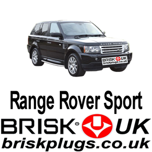 Range Rover Sport 4.2 4.4 5.0 V8 Supercharged 05-13 Brisk Spark Plugs