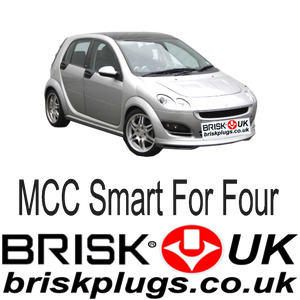 Smart For Four Brisk Racing Spark Plugs Tuning Brabus more power cleaner emissions