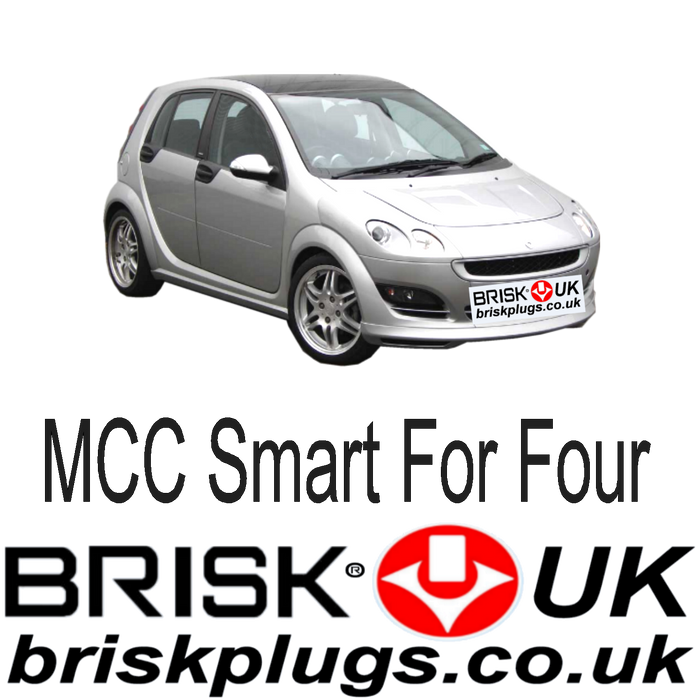 MCC Smart For Four 1.1 1.3 1.5 Turbo Brabus 03-06 Brisk Tuning Spark Plugs