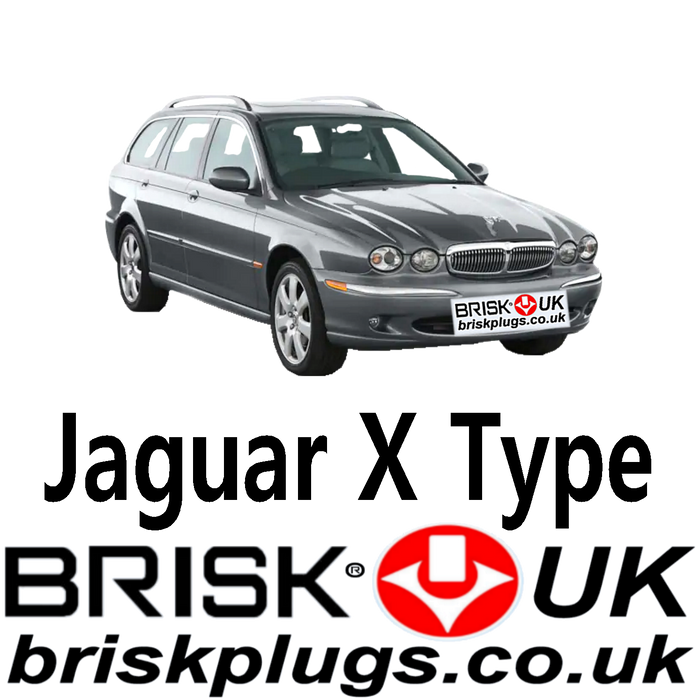 Jaguar X Type 2.1 2.5 3.0 01-10 Performance Spark Plugs Brisk UK