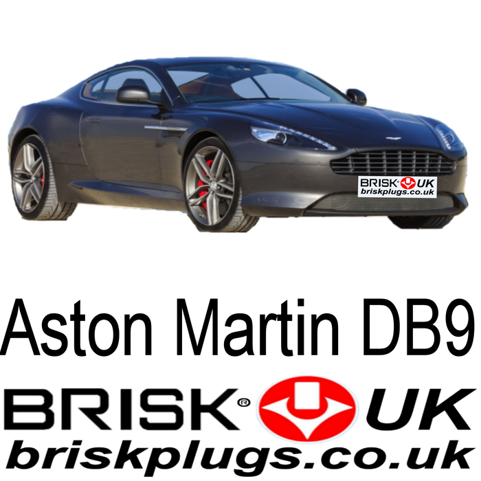 Aston Martin DB9 Spark Plugs 5.9 04-12 Brisk Racing
