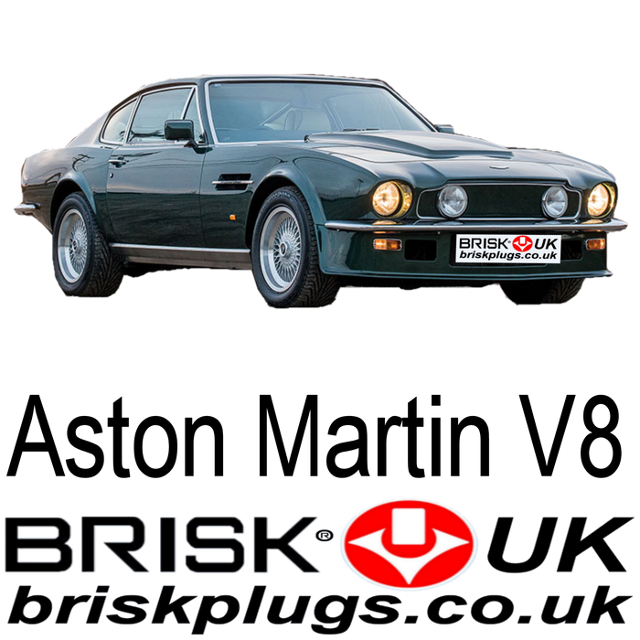 Aston Martin V8 5.3 Spark Plugs 68 - 89 Brisk Racing Ignition