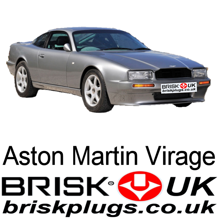Aston Martin Virage 5.3 Brisk Racing Spark Plugs 87-00 Vantage SC