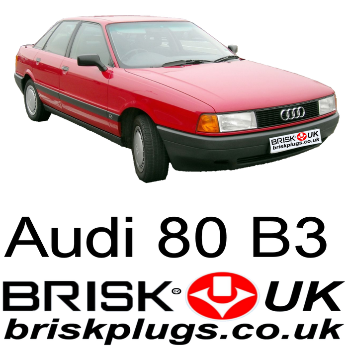 Audi 80 B3 Brisk Spark plugs 1.4 1.6 1.8 2.0 86-91 Racing LPG GPL