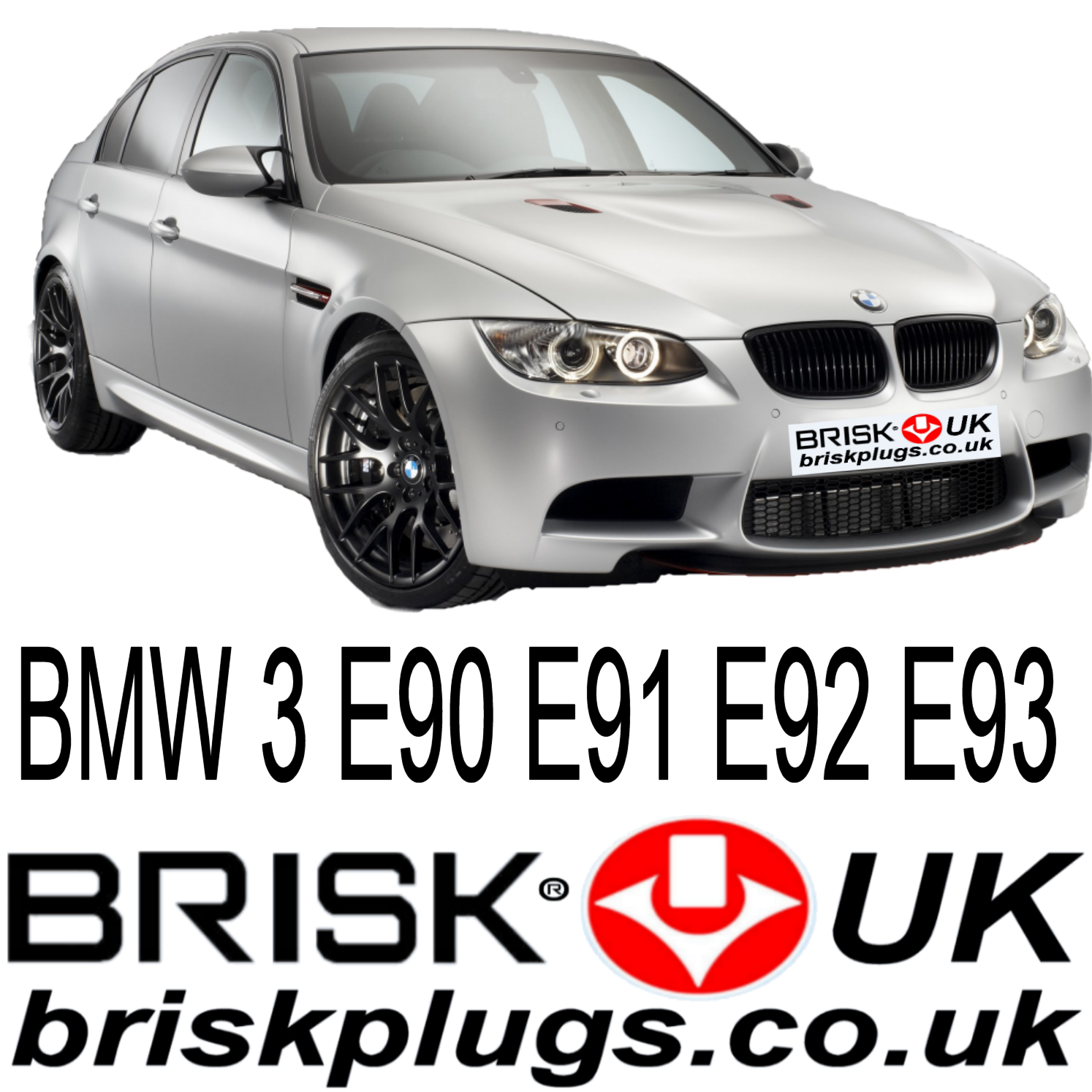 BMW spark plugs E90 E92 E93 Brisk Racing Tuning M3 v8 Motorsport