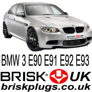 BMW 3 series spark plugs Brisk racing parts E90 E91 E92 E93 S65B40