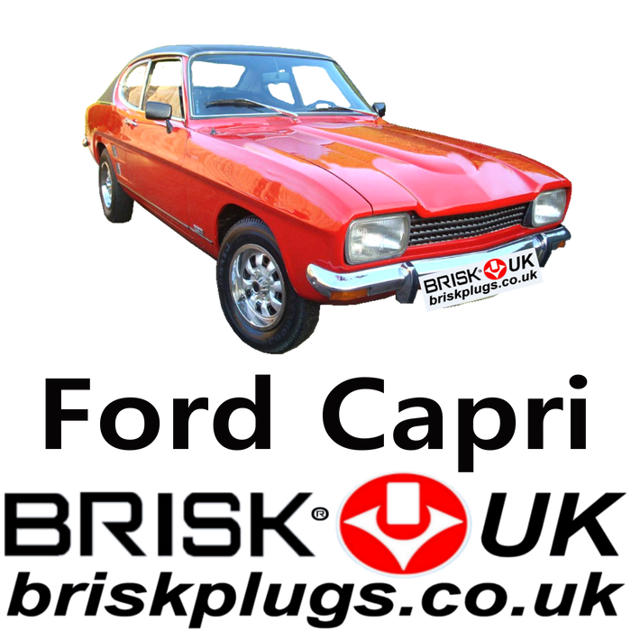 Ford Capri Brisk Performance Spark Plugs 1.3 1.5 1.6 1.7 2.0 2.3 2.6 3.0 68-78