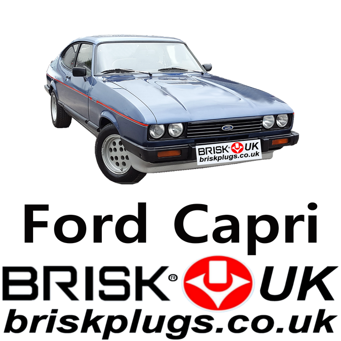 Ford Capri Mk3 Brisk Performance Spark Plugs 1.3 1.6 2.0 2.3 2.6 2.8 3.0 78-87