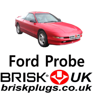 Spark Plugs for Ford Probe HT Leads, Ignition Coil, Motorcraft, Brisk Racing GB UK