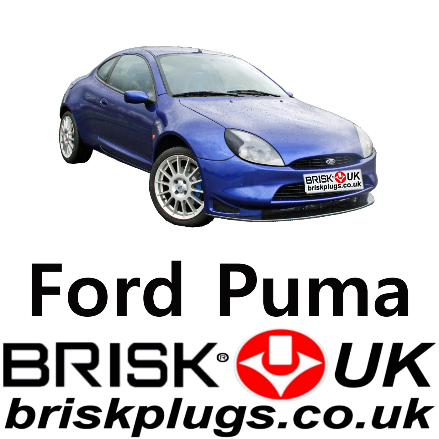Ford Puma Spark Plugs Brisk Racing Zetec Sport - Main Image