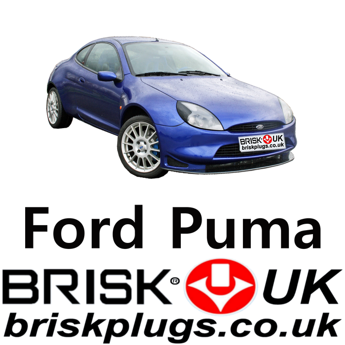 Ford Puma Spark Plugs Brisk Racing 1.4 1.6 1.7 Zetec Sport 96-03