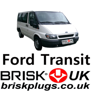 Ford Transit Spark Plugs LPG CNG Methane Brisk Racing UK Replacement